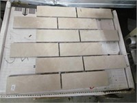 4 boxes of porcelain tile backsplash