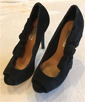 Steve Madden Black Suede Shoes 7M