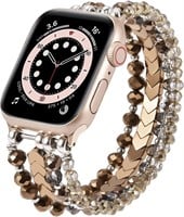Beaded Bracelet Compatible with Apple Watch