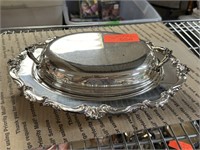 FINE VINTAGE SILVERPLATE SERVER