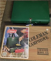 COLMAN CAMP STOVE W/BOX