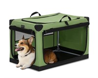 $140 Foldable Dog Crate Green