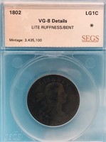 1802 VG-8 Large Cent SEGS Graded