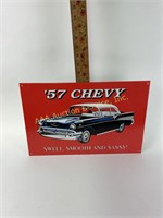 17x11 ‘57 Chevy sweet, smooth and sassy sign