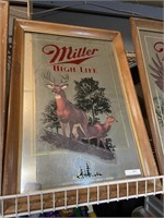 Miller high life mirror white tailed deer