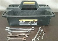 Tool Tray Caddy With Assorted Wrenches