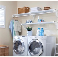 Laundry Room Shelves Over Washer and Dryer,