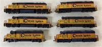 6 HO Train Engines-Atlas & others