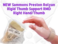 NEW Sammons Rolyan Rigid Thumb Support 2E2
