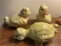 (3) Duck Figurines