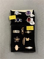 Sterling Silver and Costume Jewelry Rings