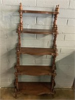 Antique Display Shelf W/Spindles, 55in T X 29in W