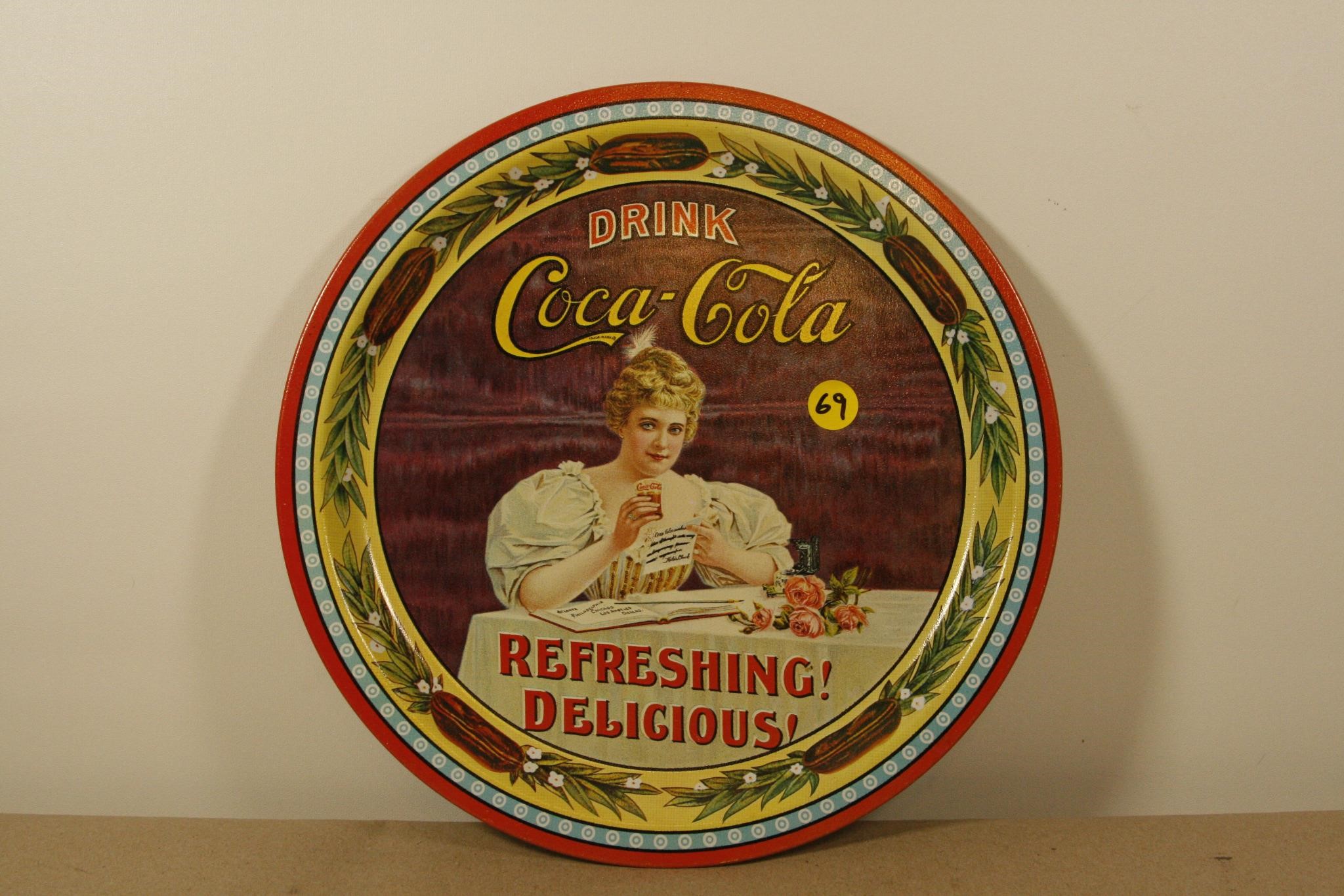 VINTAGE METAL COCA-COLA TRAY