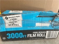 Food Service Film Roll 3000ft DMGD PKG