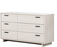 South Shore Fynn 6-Drawer Dresser  Winter Oak