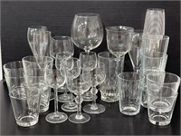 Lot of misc. drinking glasses