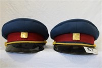 POLICE COMMUNIST CAPS