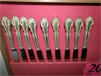 EASTERLING STERLING FLATWARE SET WITH LINED 48