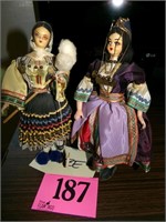 2 GRECIAN DOLLS