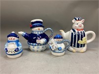 Decorative Tea Pots, Sugar dish & More