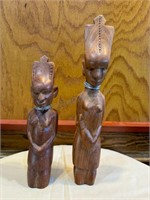 Pair of African Wood Carvings