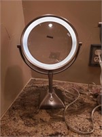 2 Sided Vanity Mirror-Lights