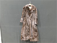 Adolfo Vintage Fur Trench Coat