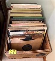 Box Full of Various Records