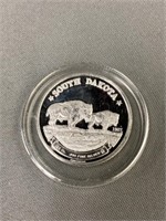 South Dakota 1 oz. Silver Coin.