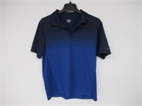Karbon Men's XL Active Polo Shirt, Blue Extra