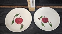 2 Blue Ridge Apple Blossom plates 7 1/2"