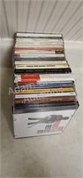 21 music CDs - Bruce Springsteen, Huey Lewis and