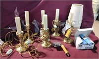Set of 6 electric candles
