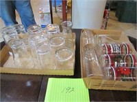 Clear glassware -