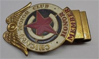 Chicago Motor Club Honor Member License Plate Top