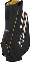 $270-Callaway Golf CHEV 14 Cart Bag (Black/Golden