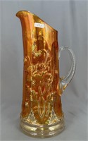 Oriental Poppy tankard water pitcher - marigold