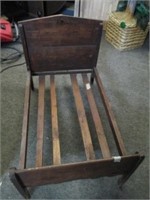 Large Vtg Wooden Doll Bed Local Pickup Only -
