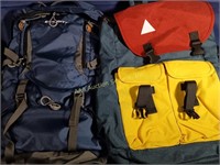 Hiking backpack, school book bag