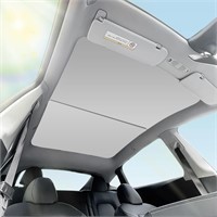 JERBOR Non Sag Glass Roof Sunshade with Storage