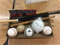 Miniature bats baseball and softball