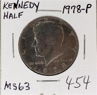 1978P Kennedy Half MS63