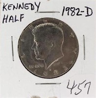 1982D Kennedy Half MS63