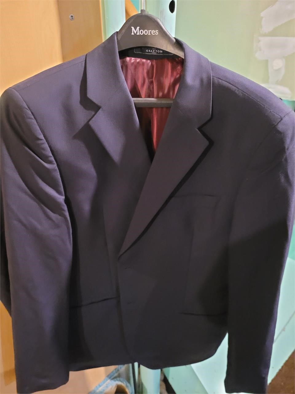 Suit jacket red inside