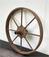 Iron 16" Decorative Wheel