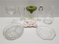 FLAT OF MISC GLASSWARE