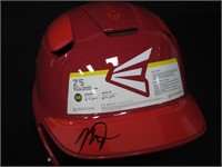 Mike Trout signed FS batting helmet COA