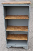 Narrow Wooden Bookshelf