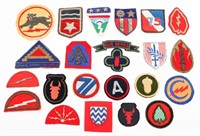 WWII - POST WAR OCCUPATION US THEATER MADE PATCHES