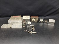 Assortment of micro amperes gauges and other